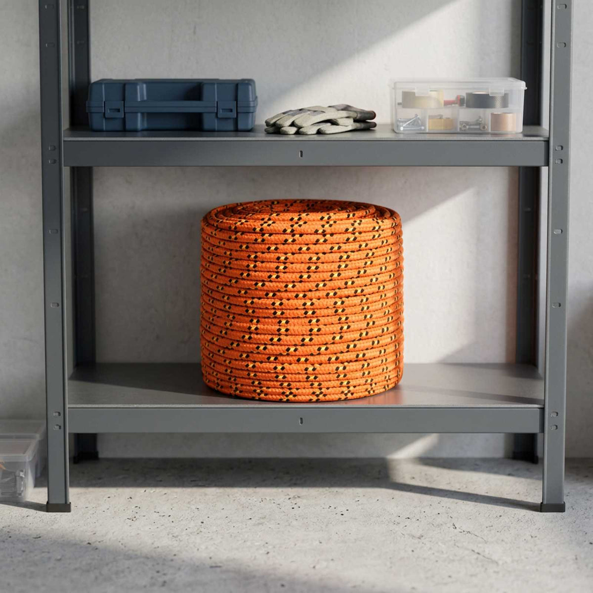 Multipurpose Utility Rope 10 mm 250 m Orange PP 645 kg Max Load