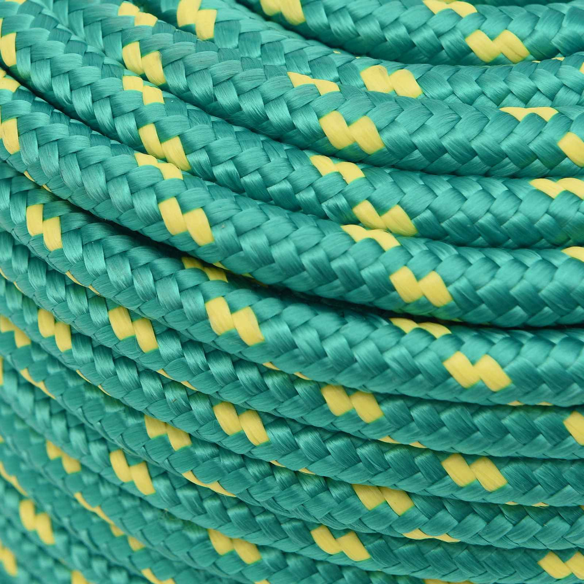 Multipurpose Utility Rope 14 mm 100 m Green PP 1275 kg Max Load
