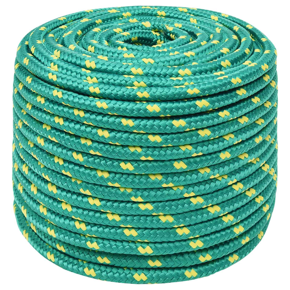 Multipurpose Utility Rope 14 mm 100 m Green PP 1275 kg Max Load