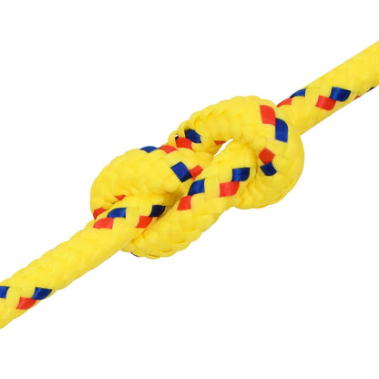 Multipurpose Utility Rope 6 mm 500 m Yellow PP 240 kg Max Load