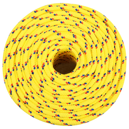 Multipurpose Utility Rope 6 mm 500 m Yellow PP 240 kg Max Load