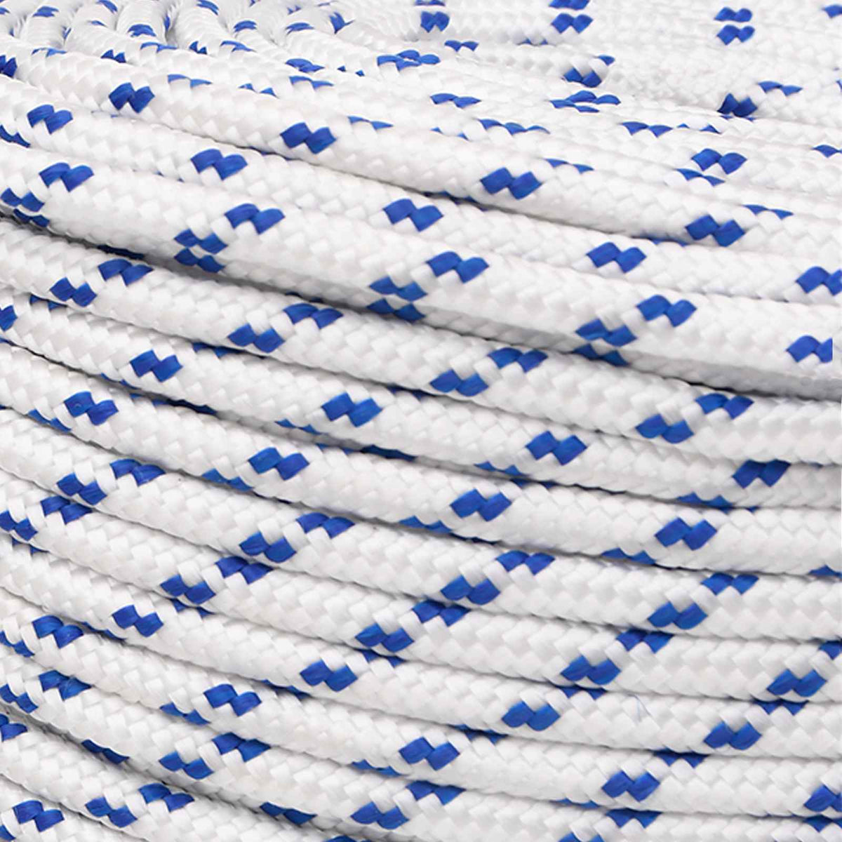 Multipurpose Utility Rope 8 mm 250 m White and Blue PP