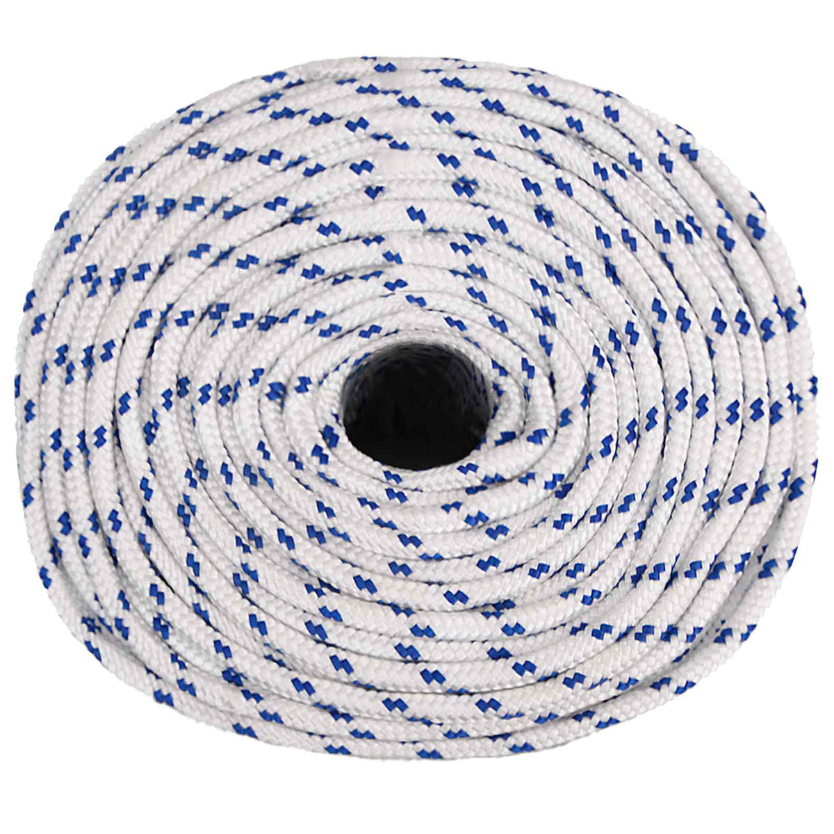 Multipurpose Utility Rope 8 mm 250 m White and Blue PP