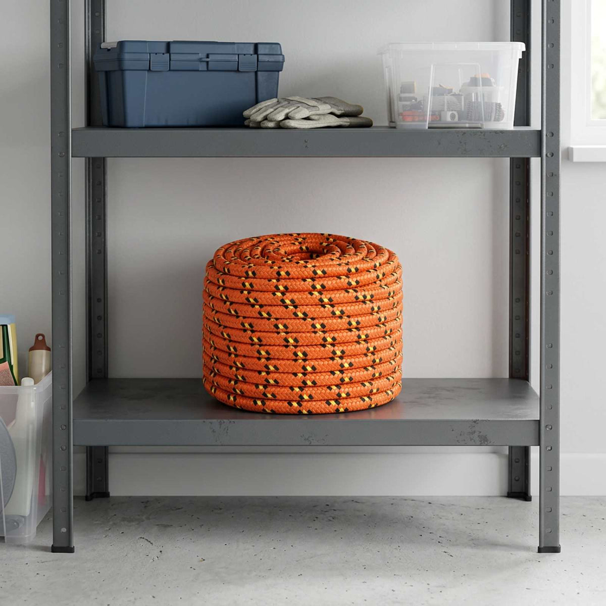 Multipurpose Utility Rope 12 mm 250 m Orange PP 930 kg Max Load