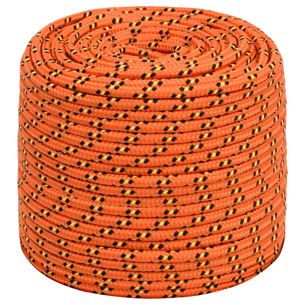 Multipurpose Utility Rope 10 mm 250 m Orange PP 645 kg Max Load