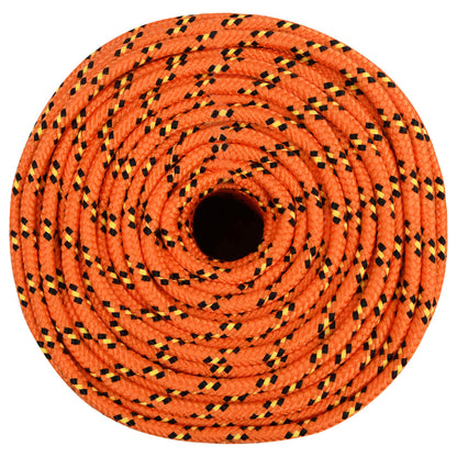 Multipurpose Utility Rope 10 mm 250 m Orange PP 645 kg Max Load