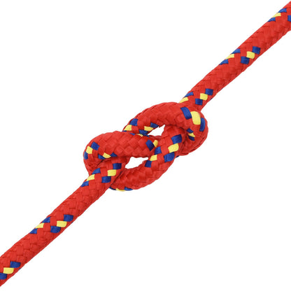 Multipurpose Utility Rope 14 mm 100 m Red PP 1275 kg Max Load