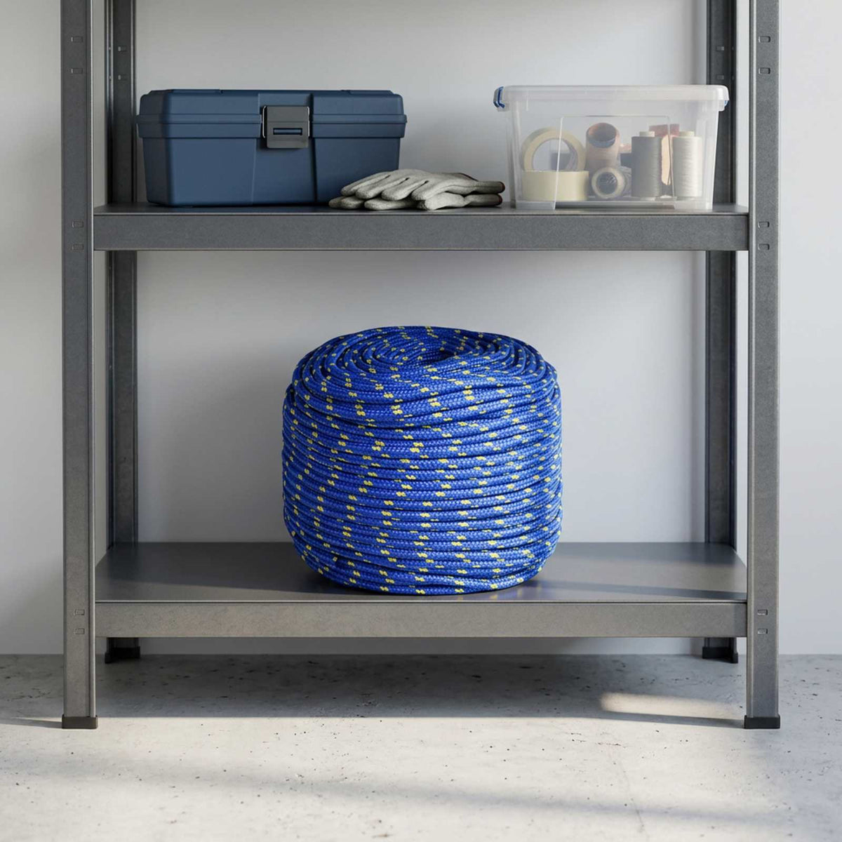 Multipurpose Utility Rope 8 mm 250 m Blue PP 420 kg Max Load