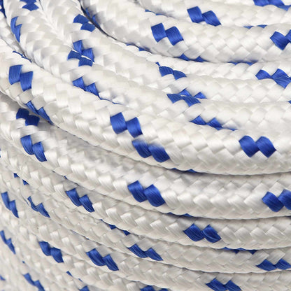 Multipurpose Utility Rope 14 mm 100 m White and Blue PP