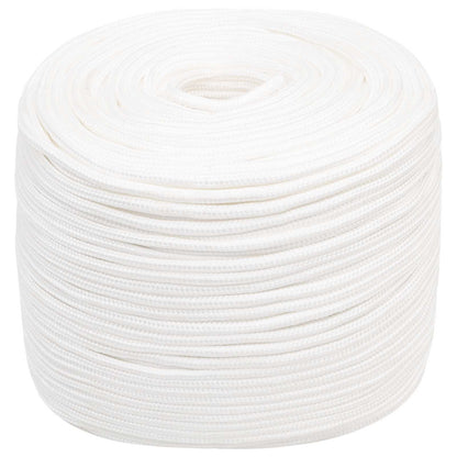 Multipurpose Utility Rope 6 mm 500 m White PP 240 kg Max Load