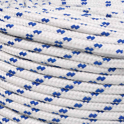Multipurpose Utility Rope 10 mm 500 m White and Blue PP