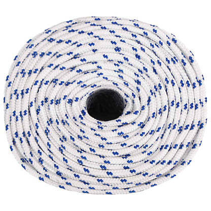 Multipurpose Utility Rope 10 mm 500 m White and Blue PP