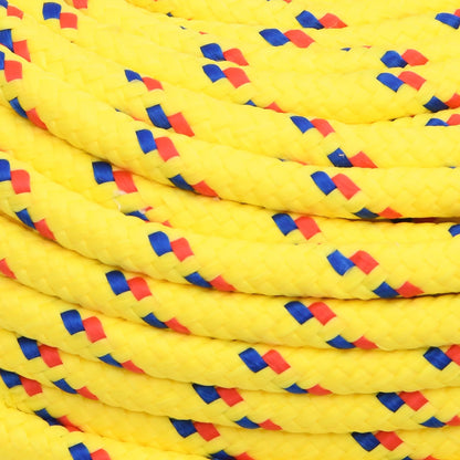 Multipurpose Utility Rope 8 mm 250 m Yellow PP 420 kg Max Load