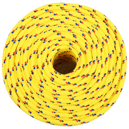 Multipurpose Utility Rope 8 mm 250 m Yellow PP 420 kg Max Load