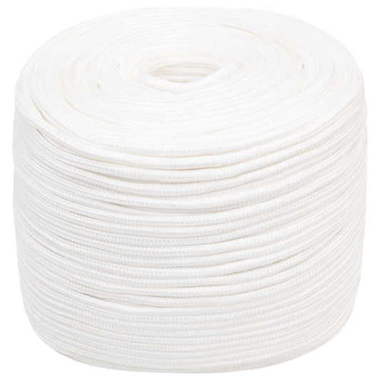 Multipurpose Utility Rope 10 mm 250 m White PP 645 kg Max Load