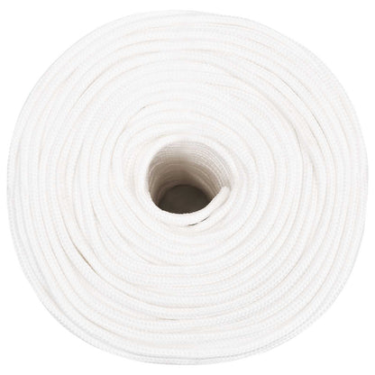 Multipurpose Utility Rope 10 mm 250 m White PP 645 kg Max Load