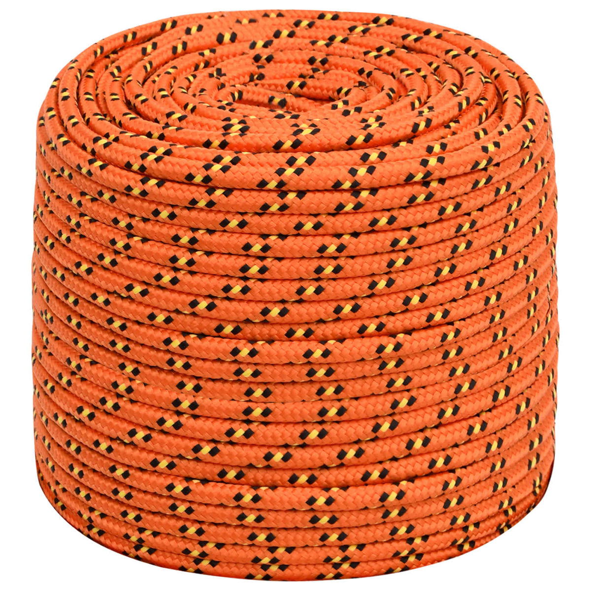 Multipurpose Utility Rope 8 mm 500 m Orange PP 420 kg Max Load
