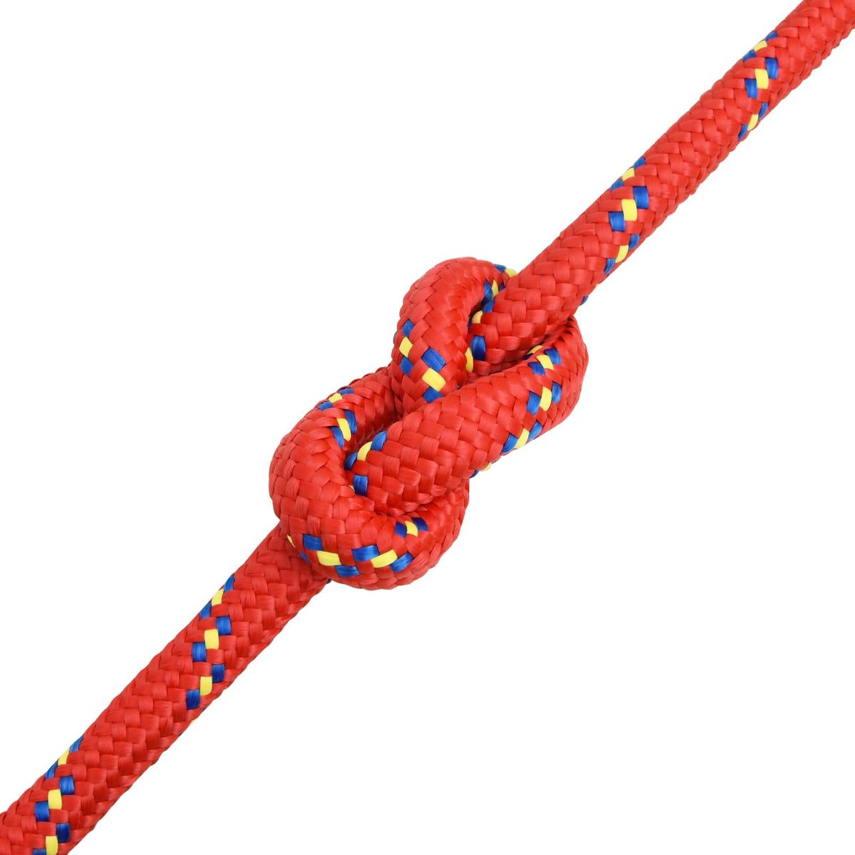 Multipurpose Utility Rope 20 mm 50 m Red PP 2400 kg Max Load