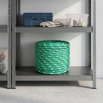 Multipurpose Utility Rope 14 mm 100 m Green PP 1275 kg Max Load