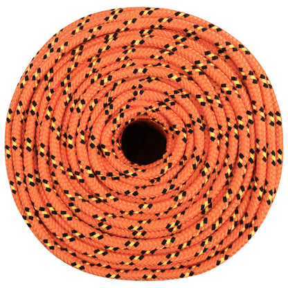 Multipurpose Utility Rope 10 mm 500 m Orange PP 645 kg Max Load