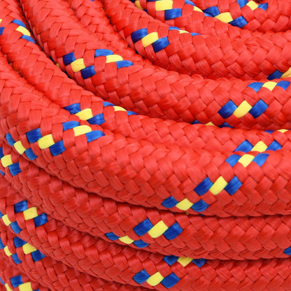 Multipurpose Utility Rope 20 mm 100 m Red PP 2400 kg Max Load