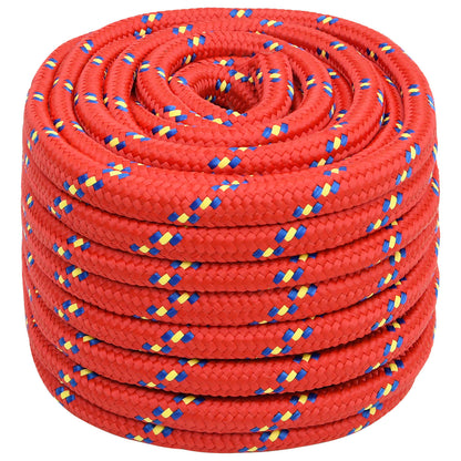 Multipurpose Utility Rope 20 mm 100 m Red PP 2400 kg Max Load