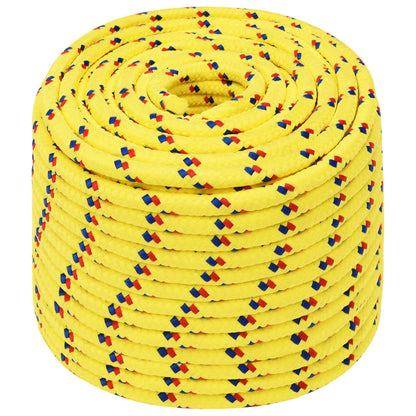 Multipurpose Utility Rope 12 mm 250 m Yellow PP 930 kg Max Load
