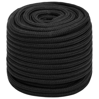 Multipurpose Utility Rope 16 mm 100 m Black PP 1560 kg Max Load