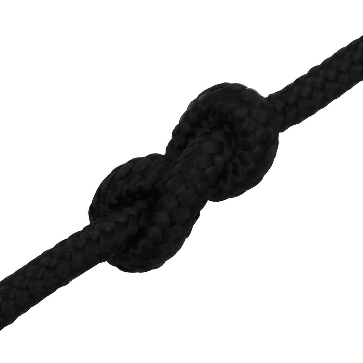 Multipurpose Utility Rope 10 mm 250 m Black Polyester