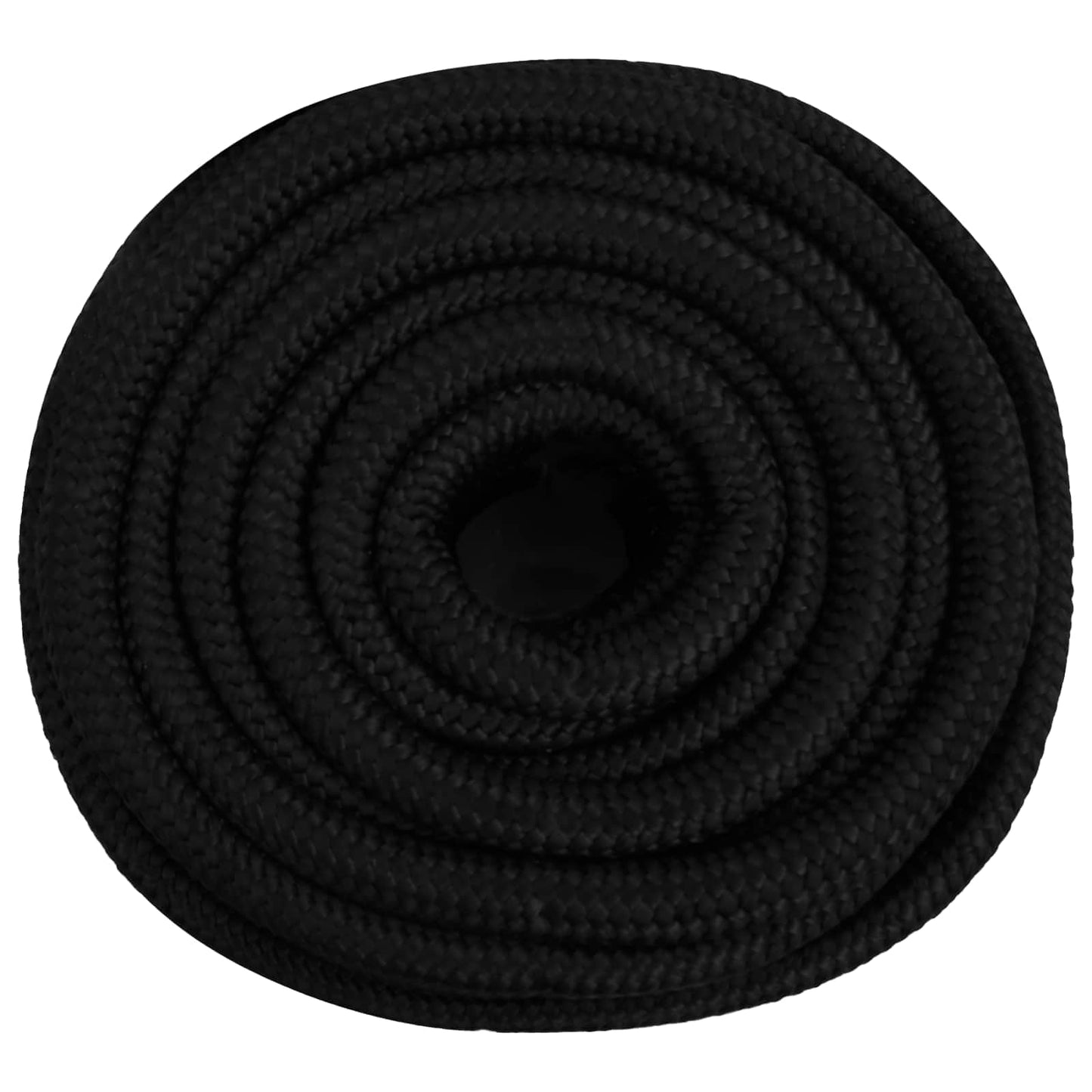 Multipurpose Utility Rope 20 mm 25 m Black Polyester