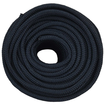 Multipurpose Utility Rope 10 mm 100 m Royal Blue Polyester