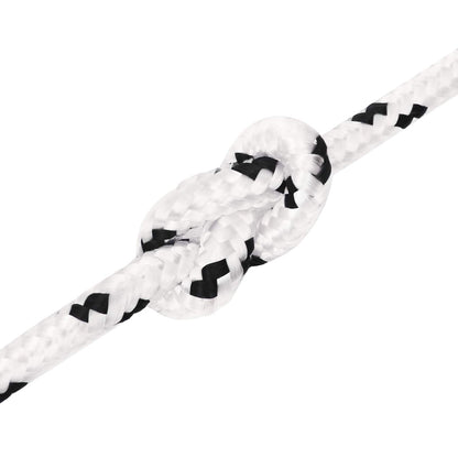 Multipurpose Utility Rope 10 mm 100 m White Polyester