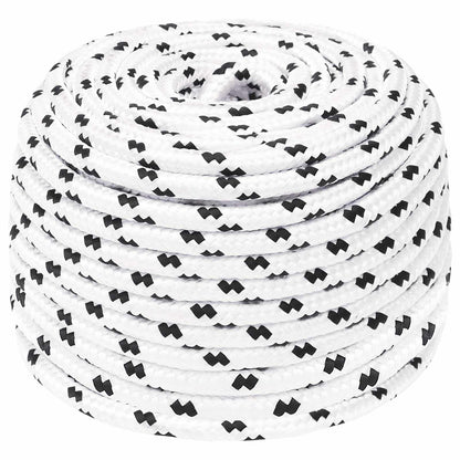 Multipurpose Utility Rope 10 mm 100 m White Polyester