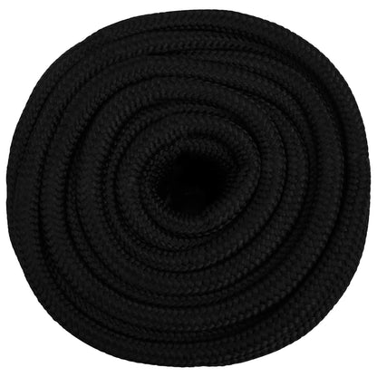 Multipurpose Utility Rope 16 mm 100 m Black Polyester
