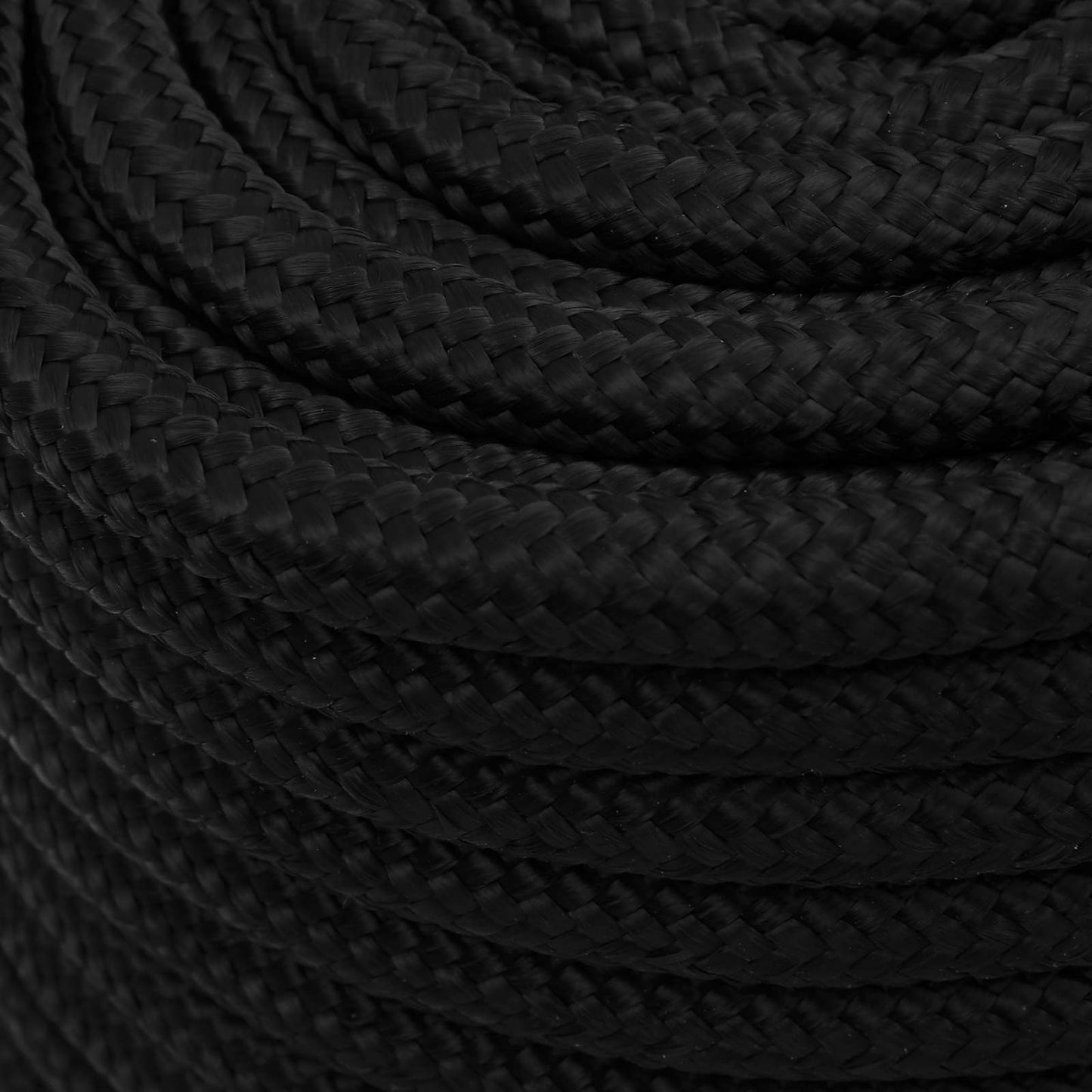 Multipurpose Utility Rope 18 mm 100 m Black Polyester