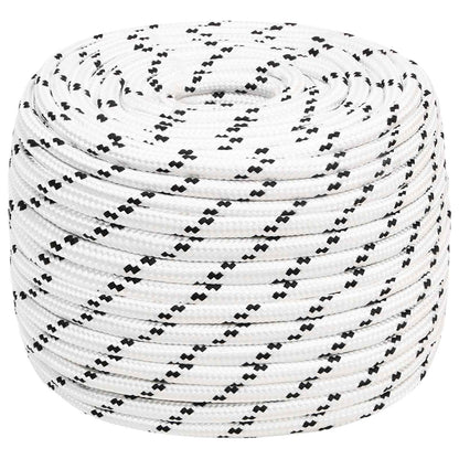 Multipurpose Utility Rope 12 mm 100 m White Polyester