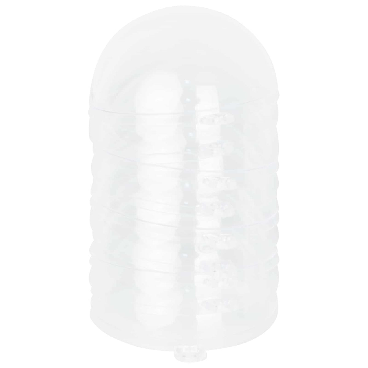 Christmas Ball Set 200 pcs Transparent Dia. 5 cm Plastic