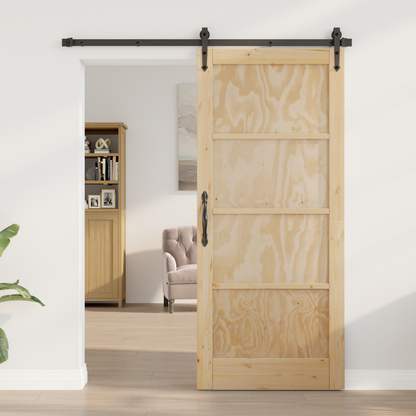 Interior Door Natural 86 x 198.5 cm Plywood