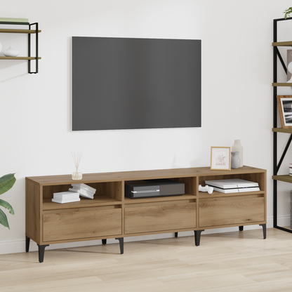 TV Cabinet with Drawer Artisan Oak 150 x 30 x 45 cm