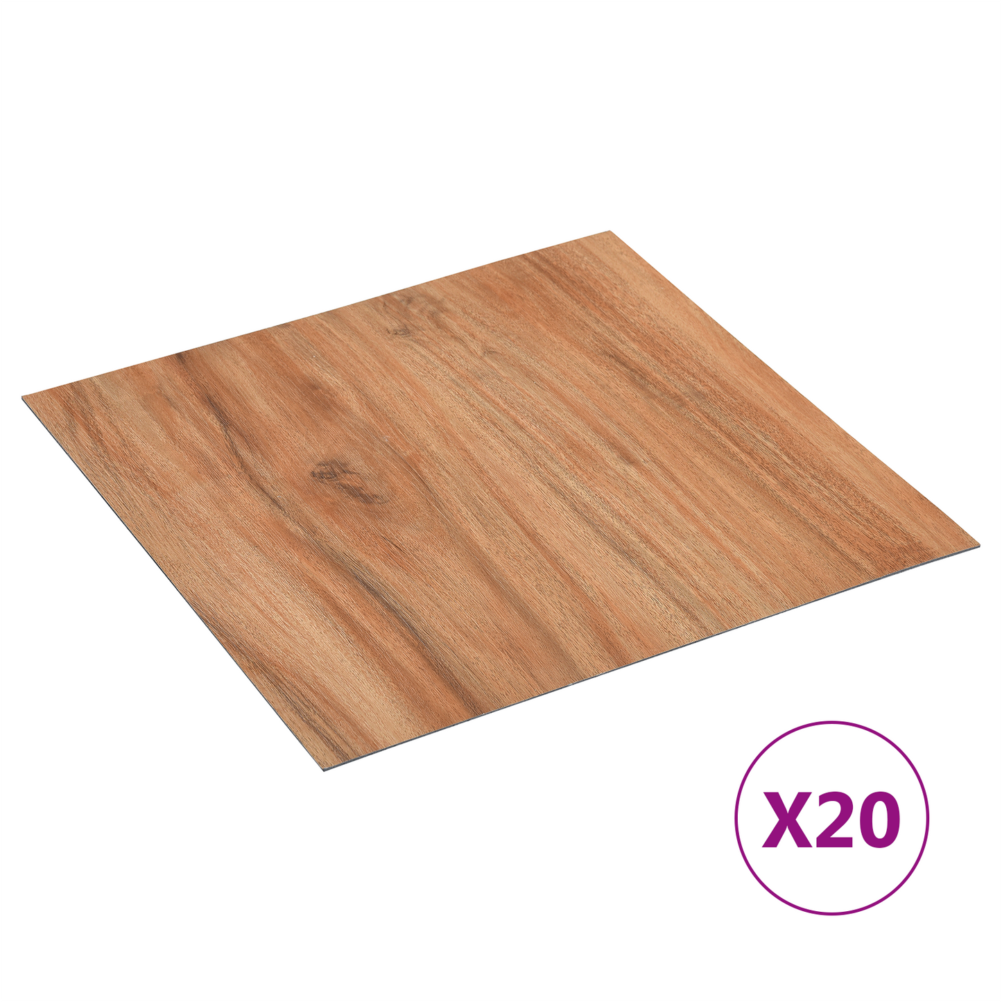 Self-adhesive Flooring Planks 30.5 x 30.5 cm 20 pcs PVC