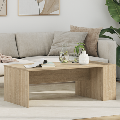 Coffee Table Sonoma Oak 95 x 50 x 34 cm Engineered Wood
