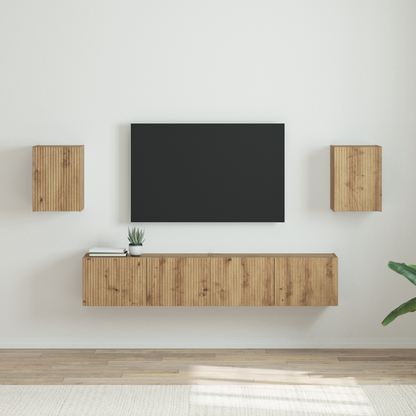 TV Wall Cabinet Wall-mounted 2 pcs Artisian Oak 30 x 31 x 40 cm