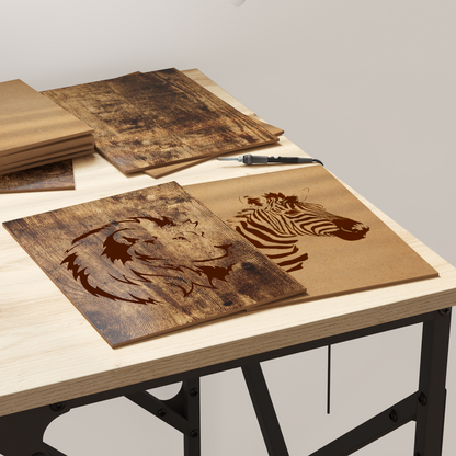 Decor Panels 150 pcs Smoked Oak 21 x 30 x 0.27 cm