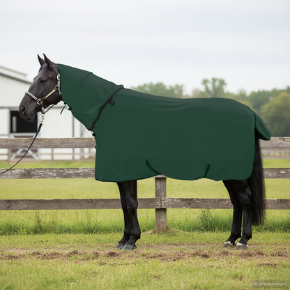 Horse Blanket Full Dark Green 155 cm Polyester