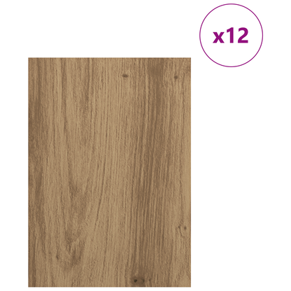 Decor Panels 12 pcs Artisan Oak 21 x 30 x 0.27 cm