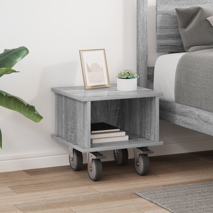 TV Stand Grey Sonoma 37 x 35 x 35 cm Engineered Wood