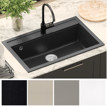 Sink Black 795 x 505 mm Granite