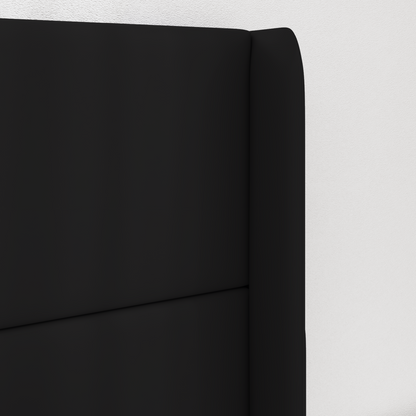 Headboard Ear Black 80 x 16 x 4 cm PVC