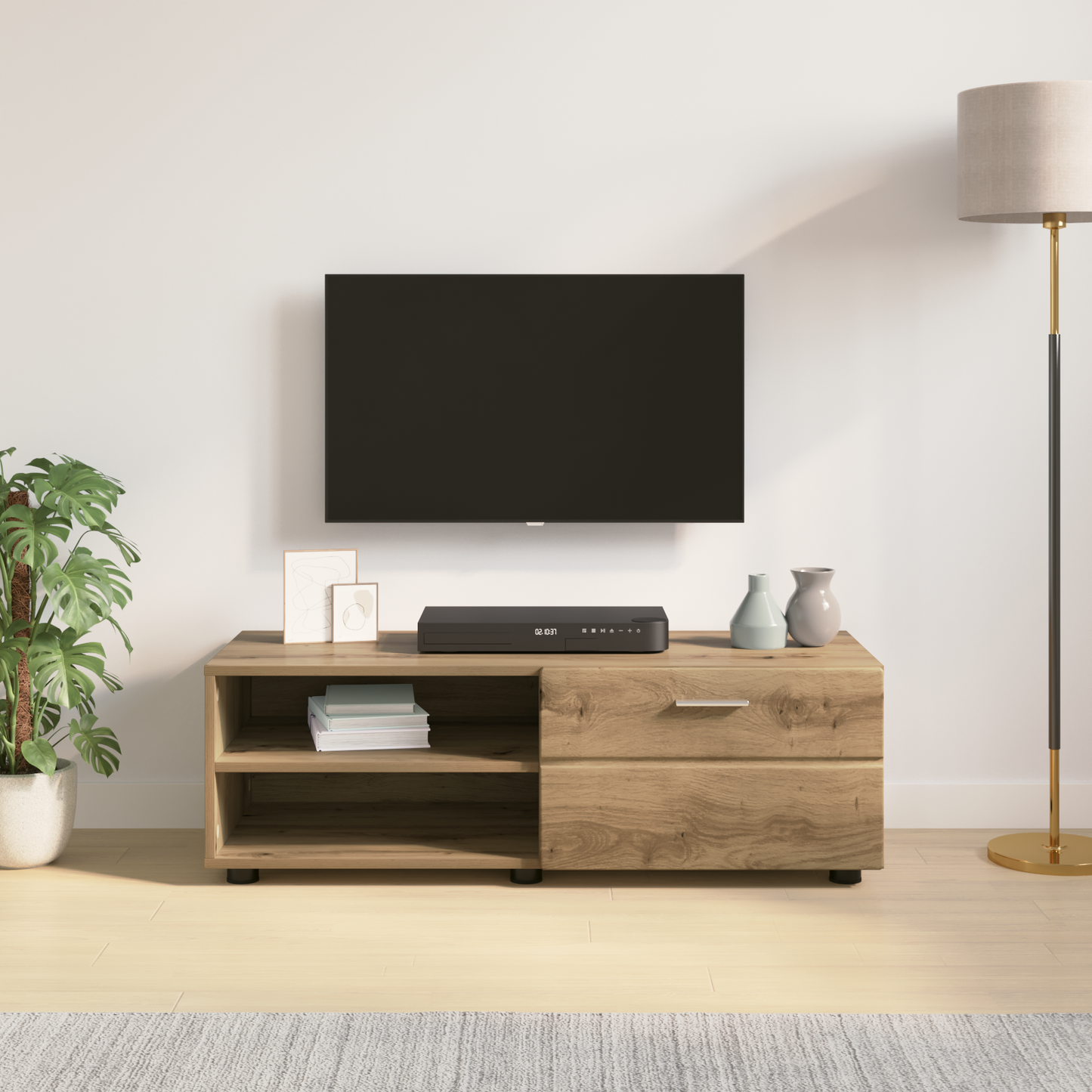 Wooden Cabinet Artisan Oak 100.5 x 39 x 30 cm Engineered Wood