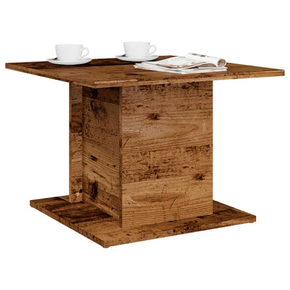 Coffee Table Old Wood 55,5x55,5x40 cm Engineered Wood